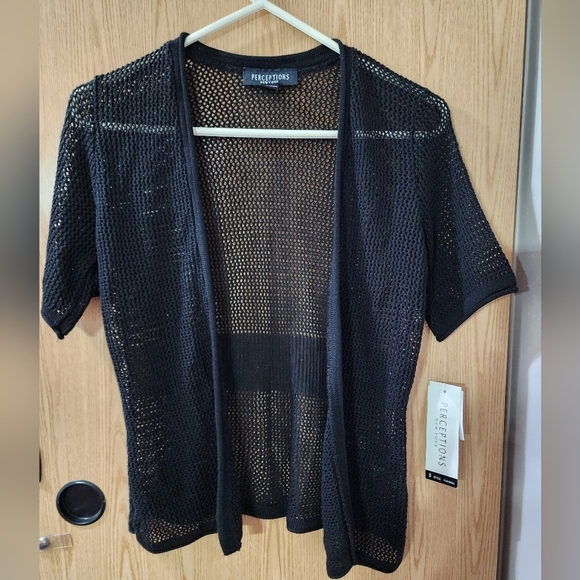 Perceptions Jackets & Blazers - Perception Cardigan Size S Black, Acrylic